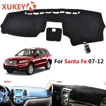 

Car Dash Mat For Hyundai Santa Fe 2007 - 2020 Dashmat Dashboard Cover Protective Sheet Carpet Styling 2008 2011 2012 2013 2014