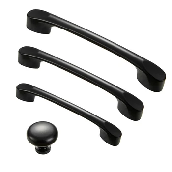 

Furniture Cabinet Knobs Handles Black Handles for Kitchen Handles Drawer Knobs Cabinet Pull Cupboard Handles Knob Hardware Pulls
