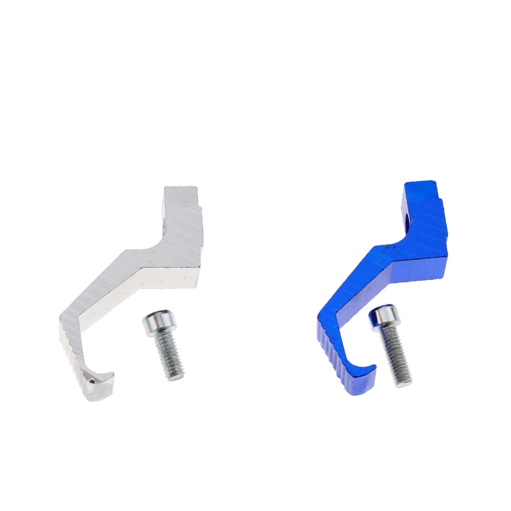 MagiDeal Motorcycle Helmet Hook Wall Mount Display Rack Hanger White & Blue