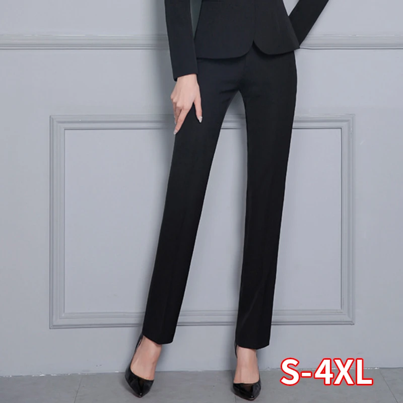 high waist office trousers for ladies