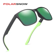 Поляризационные солнцезащитные очки для мужчин, ультралегкие TR90, фирменный дизайн, водительские оттенки, Мужские Винтажные Солнцезащитные очки для мужчин, квадратный стиль, очки UV400