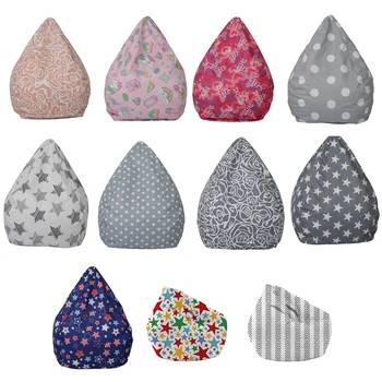 

Bean Bag Cover Without Filler, Cute Printed Lounger Sack Cozy Lazy Chair Beanbag Slipcover for Adults and Children