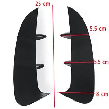 

Canard Canards Spoiler Splitter ABS Rear Bumper Side Decoration Strips Cover Trim for Benz A Class W177 A200 A220 Sedan 2019+
