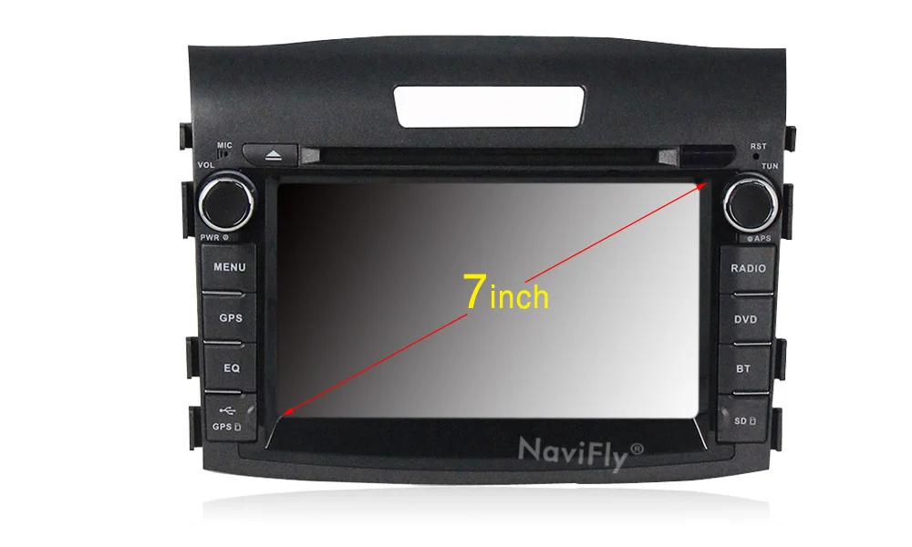 Perfect Navifly Android 9.1 car multimedia dvd player for Honda CRV CAR GPS navigation Radio Tape Recorder Stereo Map RAM 2G ROM 32G BT 4