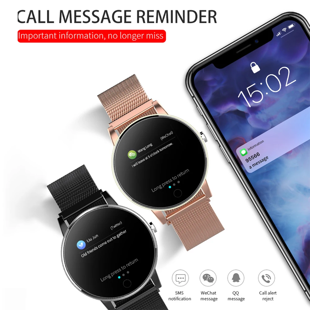 Умные мужские часы FXM Y, цифровые часы, Ip67, водонепроницаемые, тонкий металлический корпус, Миланский ремешок, сменный монитор сердечного ритма, кровяное давление