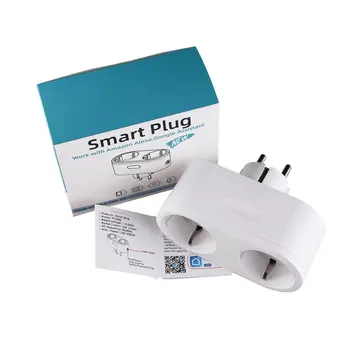 

Multi-Function Wifi Double Plug Smart Socket Mobile Phone Remote Control Socket Home Intelligent Socket