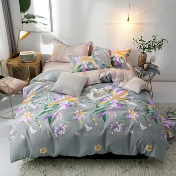 

BEST.WENSD Flower duvet quilt cover bedclothes bed cover 3d Winter Bedding bed sheets duvet cover sets new style comforter set