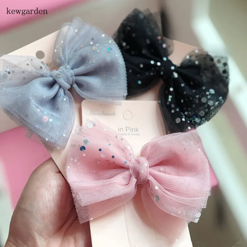 Kewgarden лазерная точка сетчатая Вуаль ленты 10 см DIY Шпилька волос бант в качестве аксессуара атласная лента вручную изготовленная Лента Riband 25 метров