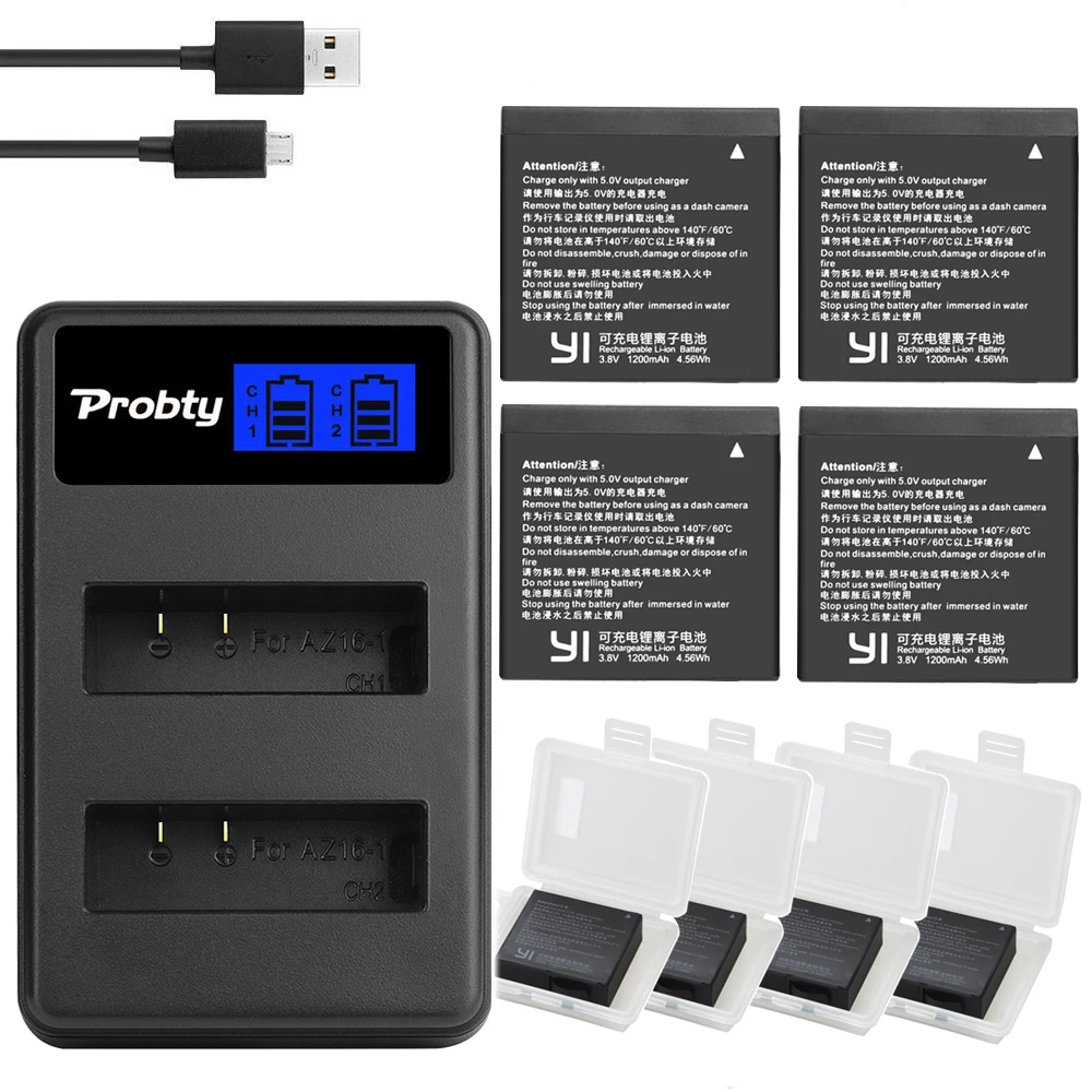 Original Für Xiaomi Yi II yi 4k 4k + Batterie az16 1 az16 2 batterie