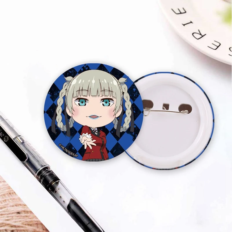 Высокое качество 9 шт. знаки аниме Kakegurui XX Jabami Yumeko Saotome Мэри Kirari Ririka Ryouta значок
