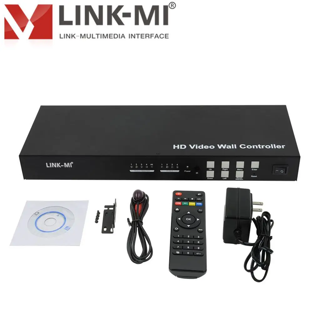 Настенный видеоконтроллер LINK MI 2x2 3x3 4x4 макс. 10x10 поддержка вращения на 180 градусов