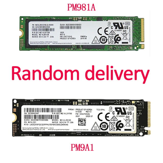 Samsung 256GB PCLe NVMe 内蔵SSD