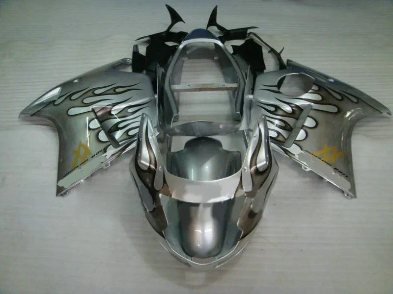 Комплект обтекателей для мотоцикла CBR1100XX 97 98 99 00 02 03 CBR1100 XX 1997 2003 ABS Серебряный