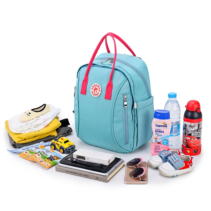 

2018 Fashion Diaper Bag Backpack Diaper Bag Multi-functional Large Capacity Handbag MOTHER'S Bag Baoma Nursing