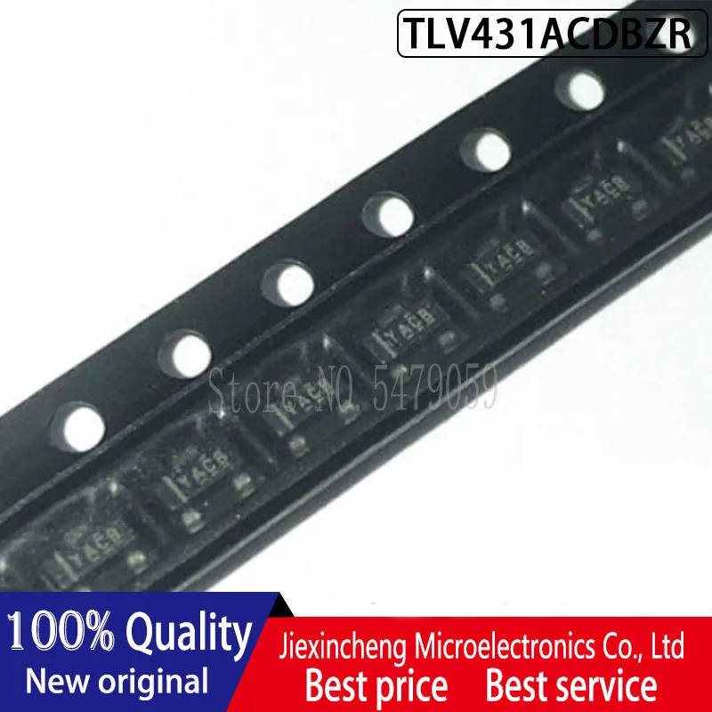 

10 шт., TLV431ACDBZR маркировка: YAC TLV431ACDBZ TLV431A SOT-23, новый оригинальный