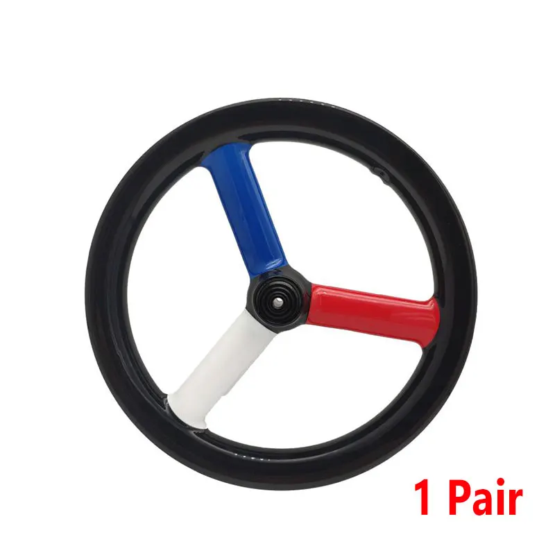 SEMA-3X T700 12 дюймов 203 tri-spoke углеродное колесо для детей балансировочный велосипед/мешалки/нажимной велосипед с 6802 подшипником лучшее качество - Цвет: Hybrid color 1pair