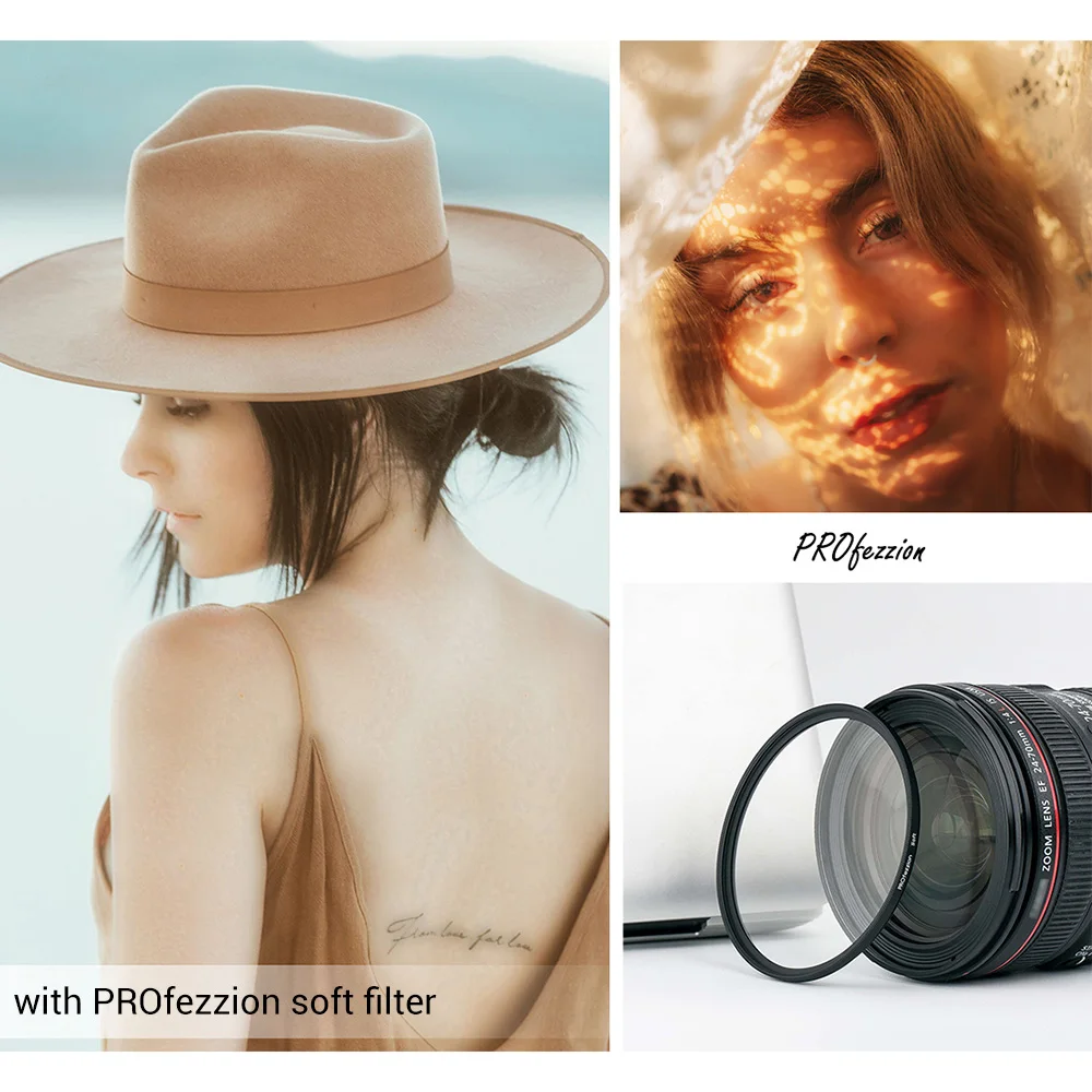 Soft Focus Dreamy Hazy Diffuser Portrait Filter 37/49/52/55/58/62/67/72/77/82mm Photography Lens Filters DSLR Camera Accessories
