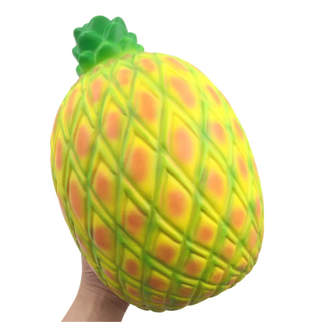 Large pineapple slow rebound squishy ornament vent toy Jumbo Super Giant Soft Pineapple Slow Rising Squeeze Toy L0110 | Игрушки и хобби