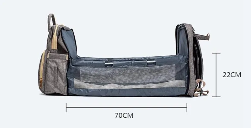 MOTOHOOD Mother Diaper Bags For Mom Multifunctional Nappy Bag Bed Backpack For Women Waterproof Mother Bag Baby Bags (14)