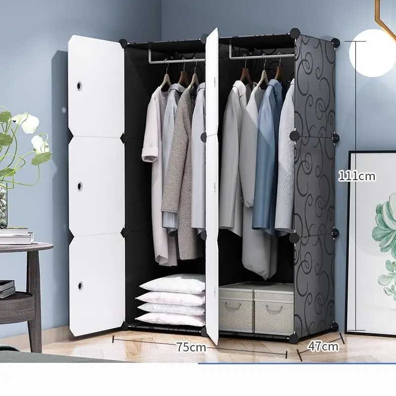 Armario Ropa Ropero Moveis Para Casa Meuble Rangement Guarda Roupa мебель для спальни шкаф Mueble De Dormitorio гардероб - Цвет: Version A