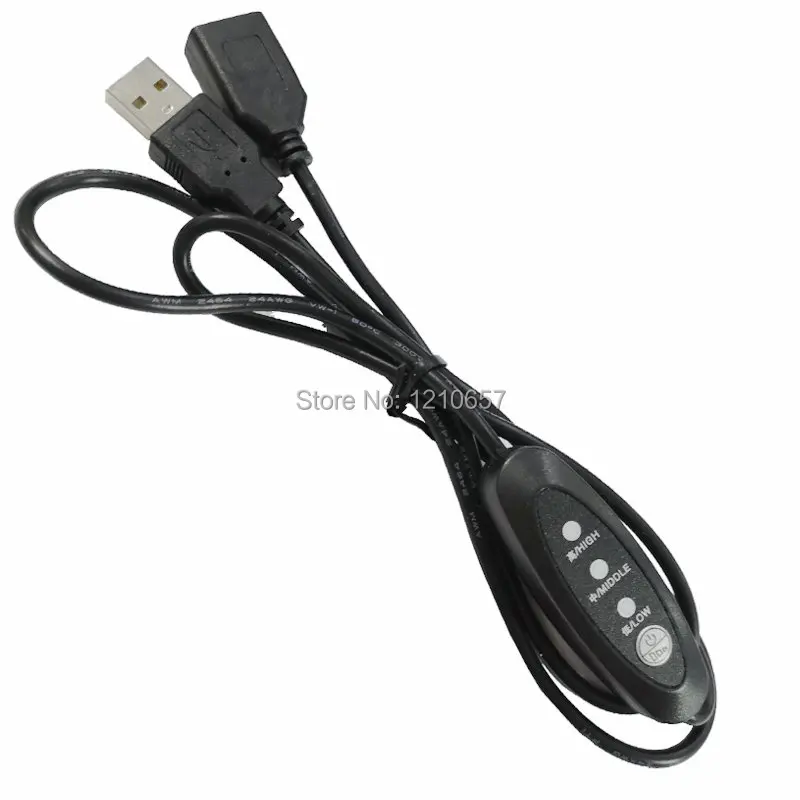 Gdstime USB кабель 1 м 100 см расширение управления скоростью проводное Охлаждение Вентилятор Управление скоростью Лер УДЛИНИТЕЛЬ шнур провода три передачи регулирования