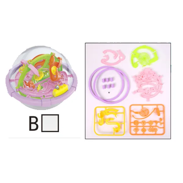 Early Education DIY Self-Loading 3D Perplexus Best Brain Plastic Small Perplexus Educational Stereo Ball Game Checkpoints