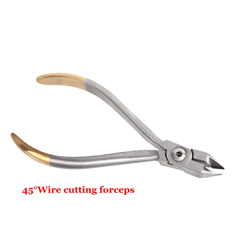 

1PC Dental Instruments orthodontic forceps 45 Degree Wire cutting pliers
