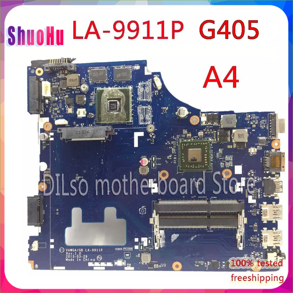 KEFU VAWGA/GB LA-9911P CPU HD8570M/R5 M230 2G для Lenovo G405 материнская плата DDR3 HM77 AMD Ideapad 2 слота |