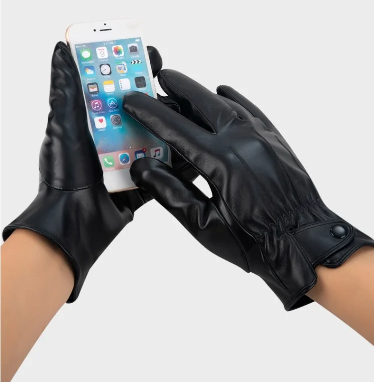 Рисунок 3 - Бархатные зимние перчатки из овечьей кожи