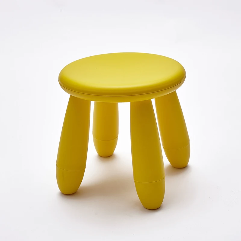 2018 New Children's chair Pouf Poire Taburetes Nordic style Chair plastic Stools Stool Shoes Furniture Containing Modern