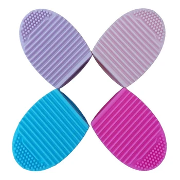 

Silicone Makeup Brushes Cleaning Pad Mat Brush Washing Tools Cosmetic Eyebrow Brush Cleaner Tool Scrubber Board Makeup Cleaning
