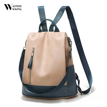 

2020 Anti-theft Women Backpacks Shoulder Bags Leather College Rucksack Casual Travel Fashion Backpack Mochila Feminina Bagpack