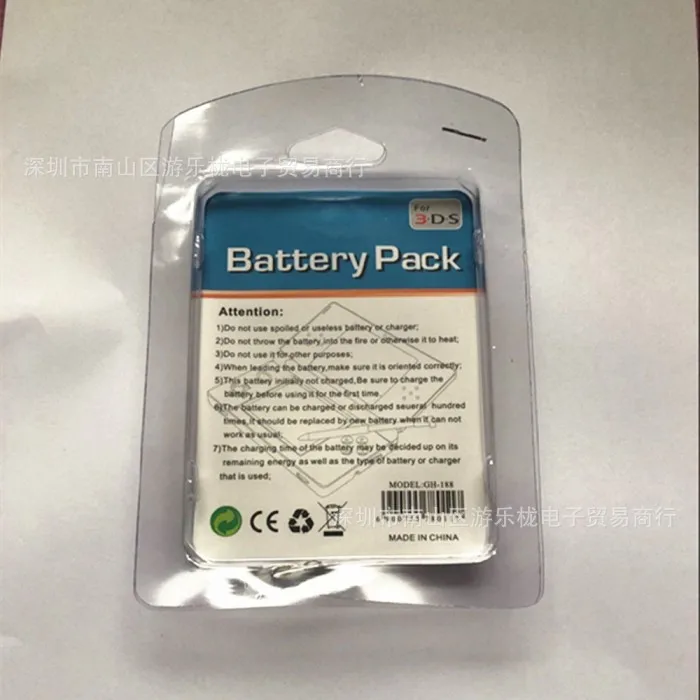 

Old Small Three Old 3DS Battery 2000 MAh Small 3DS Built-in Battery Send Screw Driver 3DS Battery