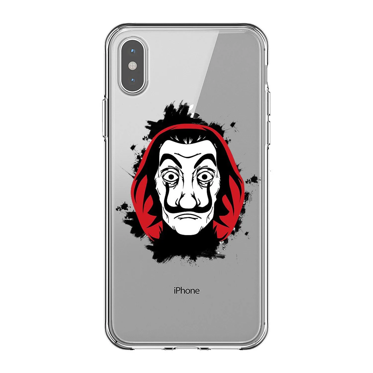 Испанский ТВ серии La Каса де papel Мягкий Силиконовый ТПУ чехол для телефона iPhone 11 Pro MAX 5s se 6 6s Plus 7 8 Plus X XR XS MAX