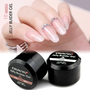 

15ml opal Jelly gel nail polish Semi-transparent white lacquer of the type Soak off UV LED varnish Builder/hard gel Art manicure