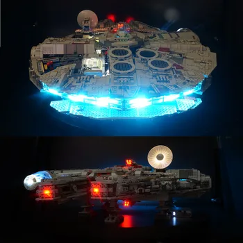 

Led light kit for 75192 and 05132 Falcon Millennium Building Blocks Model (not include blocks set)