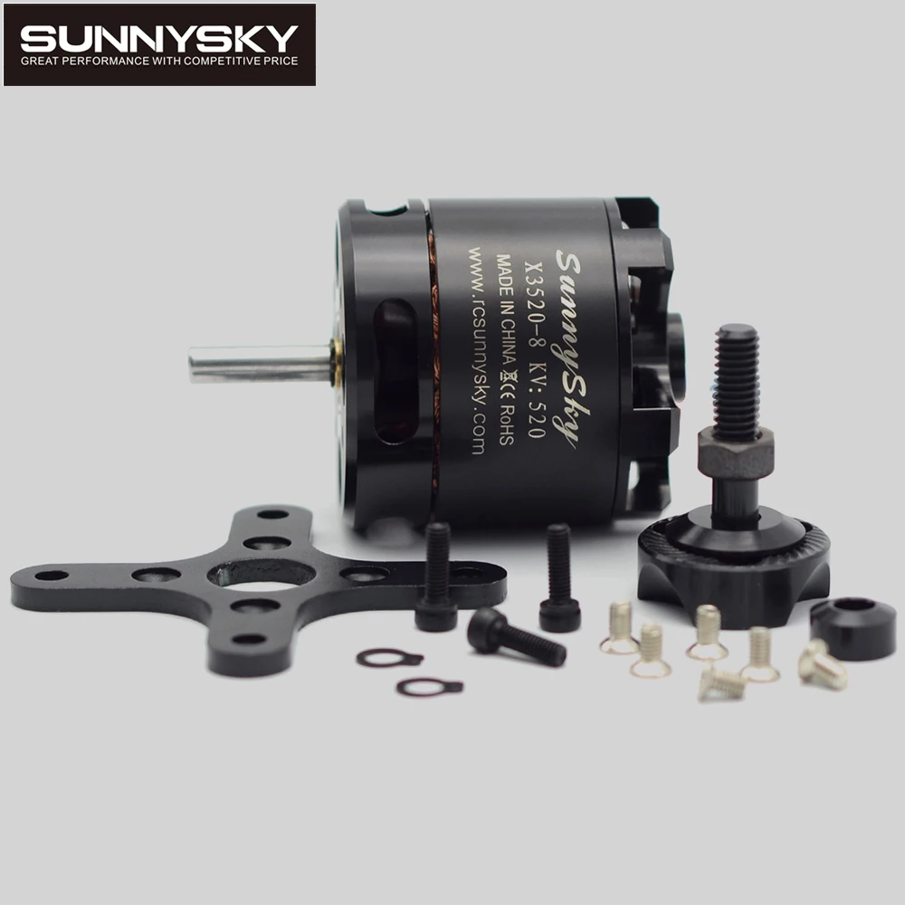 4 шт./партия Sunnysky X3520 KV520 KV720 KV880 6S бесщеточный мотор для RC моделей беспилотный