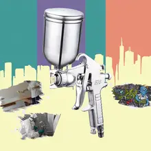 400 мл распылитель форсунки распылитель для аэрографии ремонтная краска наружная 2-3HP внешняя управляющая чашка пистолет