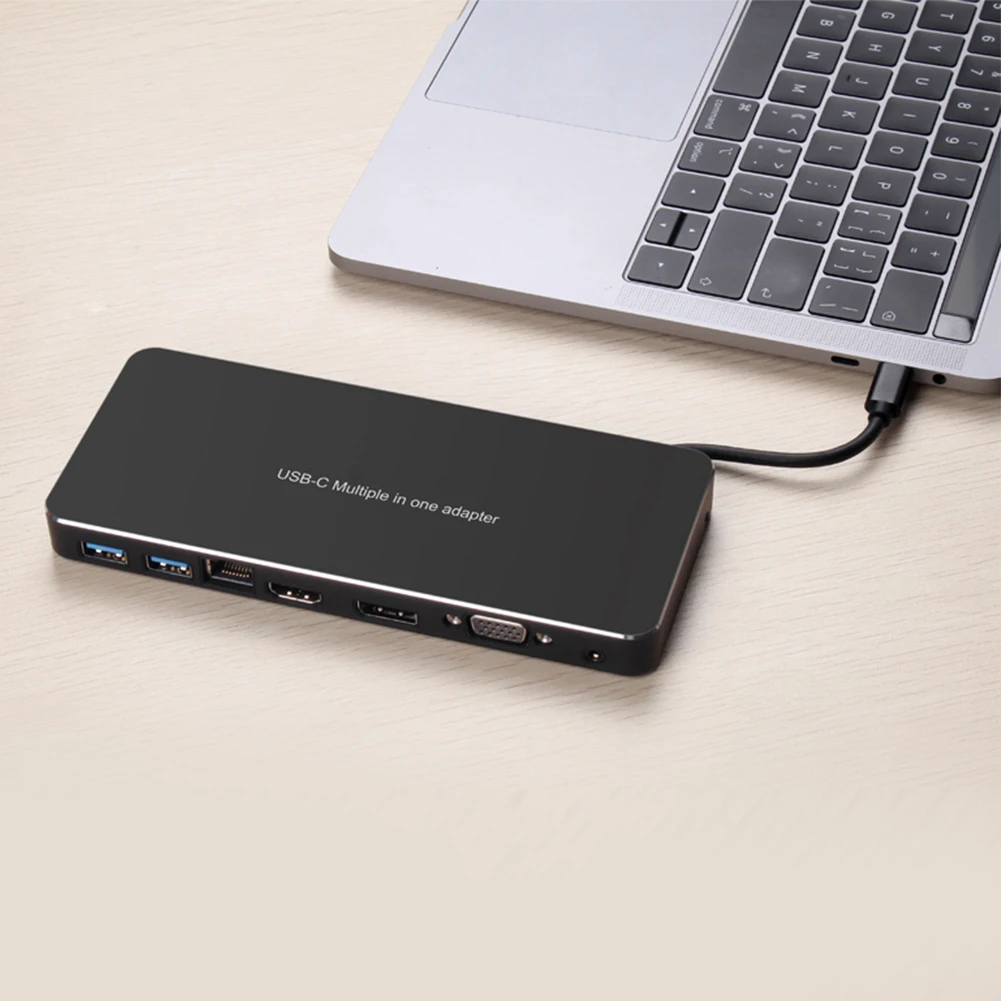 usb-хаб тип-c для аудио/VGA/HDMI/GigE Vision/USB3.0/PD многофункциональная док-станция эффективный отвод тепла