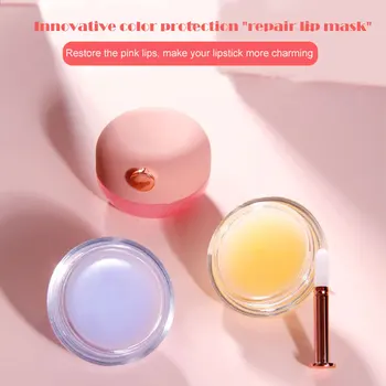 

Wholesale Sleeping Lip Mask with Brush Moisturizing Hydrate Plump Restore Dry Chapped Lips Women Girl Ladies Lip Skin Care M3