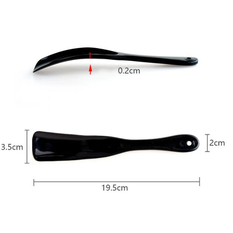 Professional 19cm Metal Shoehorn Spoon Shoes Lifter Portable Spoon Shoe Horn 