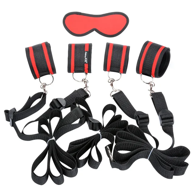 $US $19.59  Bed Restraints Adjustable Sex Bondage Restraints Bdsm Fetish Kit Love Sexy Handcuff Ankle Cuffs Ero
