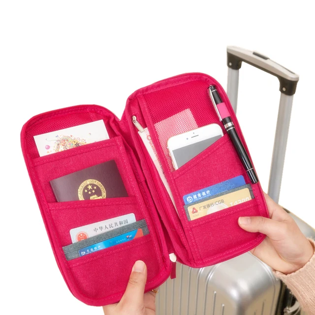Women Travel Organizer Passport Holder Card Package Credit Card Holder Wallet Document Package Fashion Multi Pockets Card Pack 6