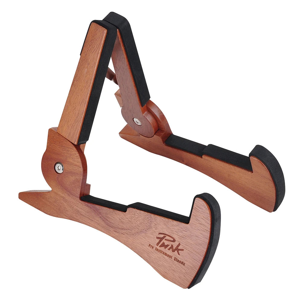 

Universal Foldable Guitar Stand Holder Mahogany Solid Wood String Instrument Bracket Cute Rabbit Shape for Electric Guitar Parts