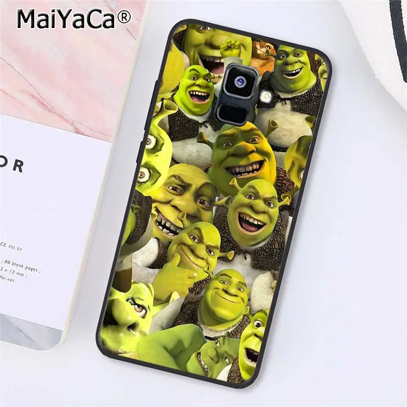 MaiYaCa мультфильм, значок из кинофильма "Шрек" Кун чехол для телефона для samsung Galaxy A7 A8 A6 плюс A9 A50 A70 A20 A30 A40 - Цвет: A16