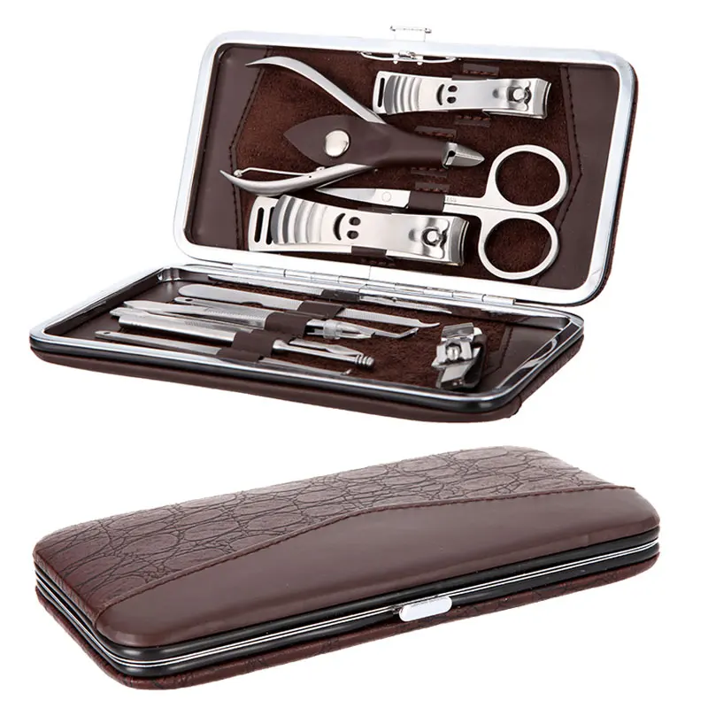 

Abody 12 in 1 Nail Scissors Tool with Case Nail Clippers Set Cuticle Clipper Pusher Nail Tweezers Clippers Manicure Pedicure Set
