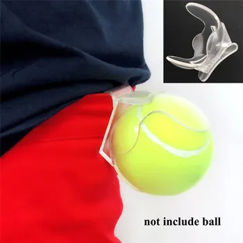 

1Pcs Professional Tennis Ball Clip Tennis Ball Holder Waist Clip Transparent Holds Training Equipment One Ball Accessories