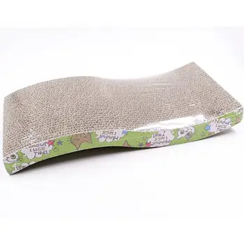 

Hot Corrugated Paper Climber Pet Frame Interactive Fun Paper Ripple Pet Kitten Mint Pad Grab Board Toy High Quality Care