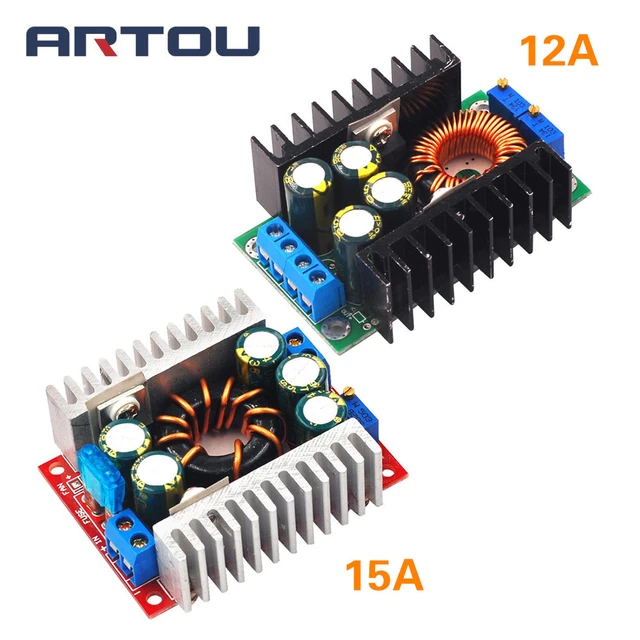 Dc-dc High Power Low Ripple 12a 15a Adjustable Step-down Module 98% High  Efficiency Vehicle-mounted Power Supply Module - Integrated Circuits -  AliExpress