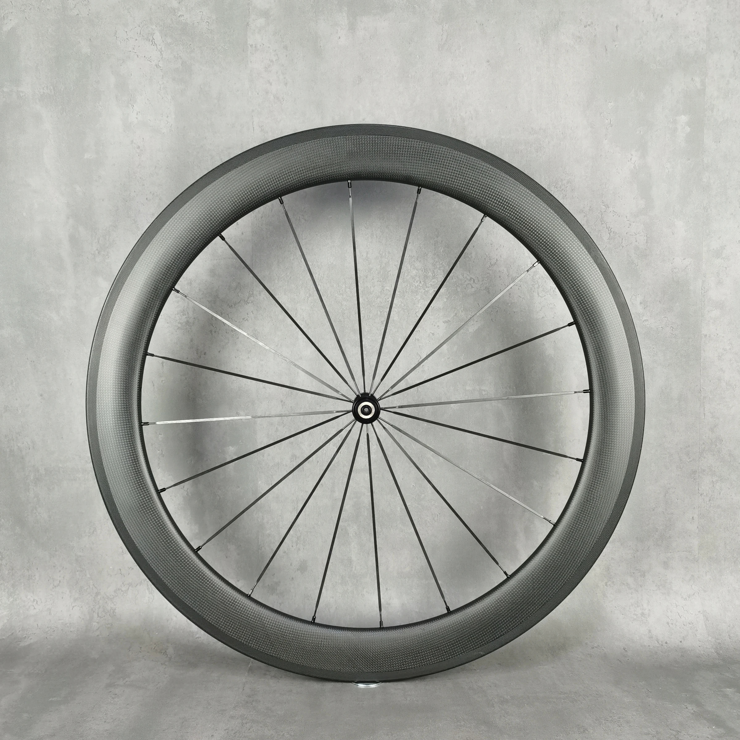 25mm de ancho de la superficie de Mármol Forma de U llanta de bicicleta de carretera de carbono 700c Tubular/Remachador
